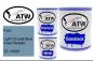 Preview: Ford, Light Crystal Blue Pearl Metallic, 7E / 6328: 1L Lackdose + 1L Klarlack + 500ml Härter - Set, von ATW Autoteile West.